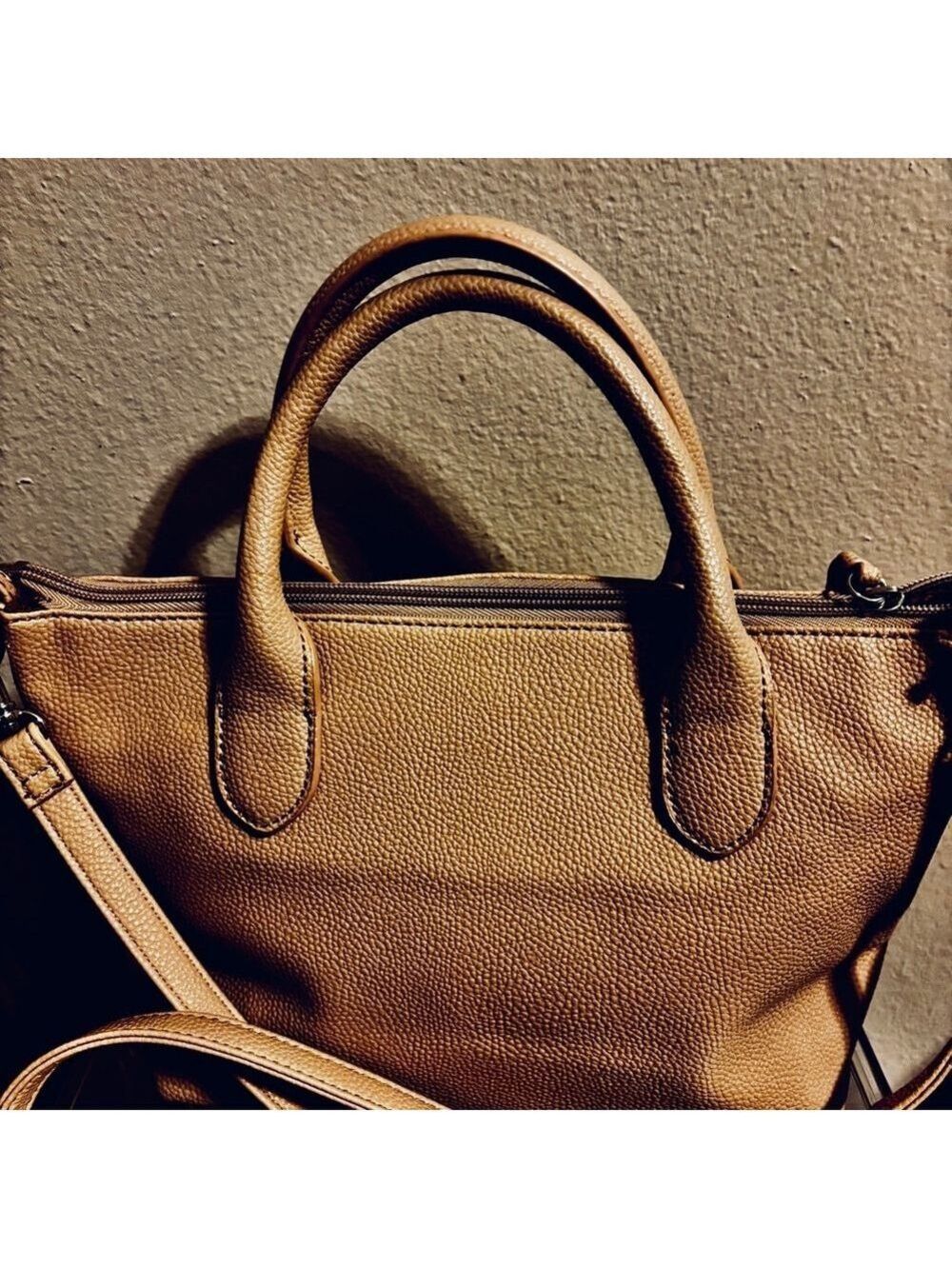 Nine West Tan Beige Crossbody Purse Handbag - Picture 12 of 16